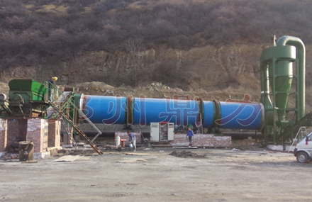 山西陽泉煤泥烘干機(jī)案例