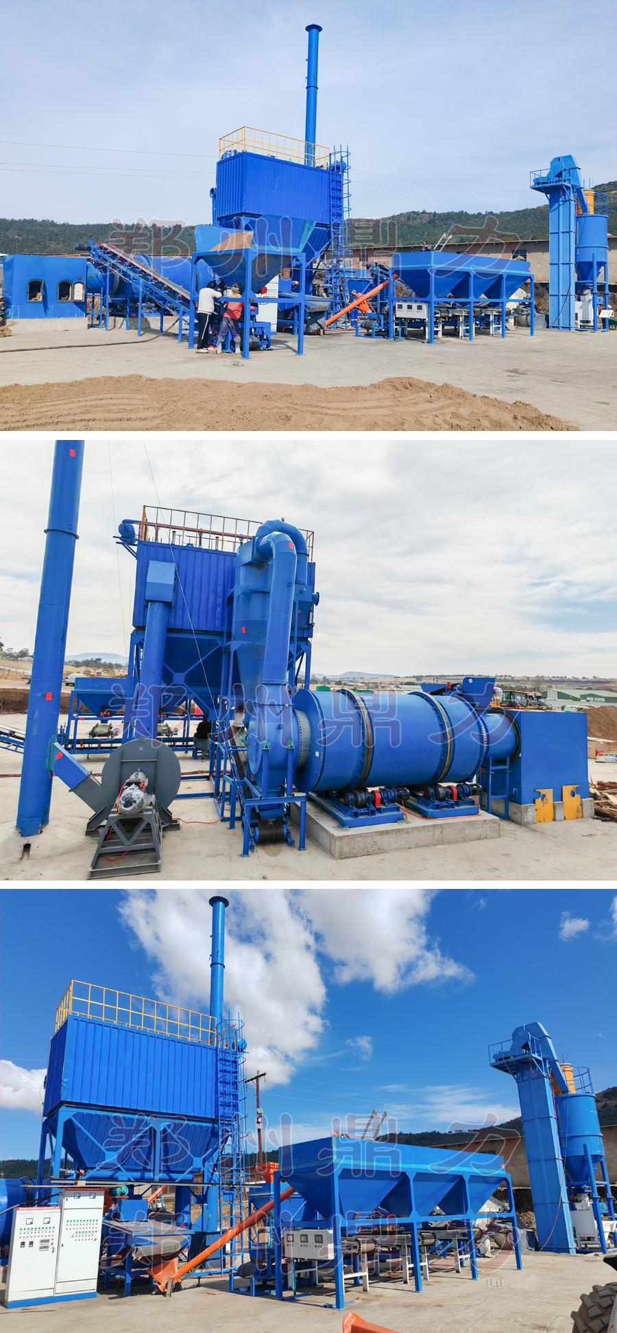 南非干粉砂漿生產(chǎn)線