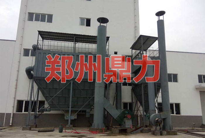 河南鞏義袋式除塵器現(xiàn)場