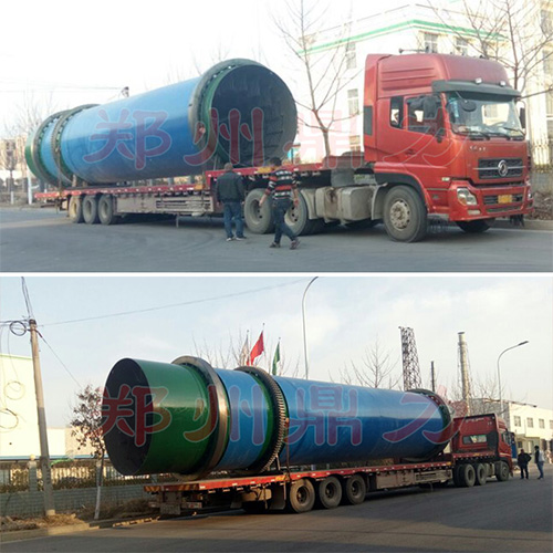 煤泥烘干機(jī)發(fā)貨現(xiàn)場(chǎng)