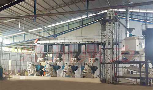 木屑烘干設備印尼案例現(xiàn)場圖2