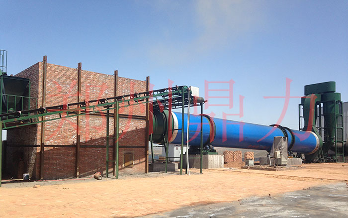 鼎力用戶煤泥烘干機(jī)安裝現(xiàn)場圖片